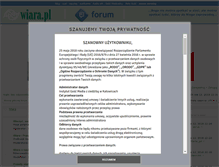 Tablet Screenshot of forum.wiara.pl