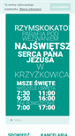 Mobile Screenshot of nspj-krzyzkowice.wiara.pl