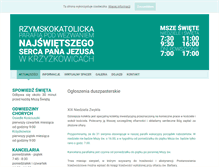Tablet Screenshot of nspj-krzyzkowice.wiara.pl